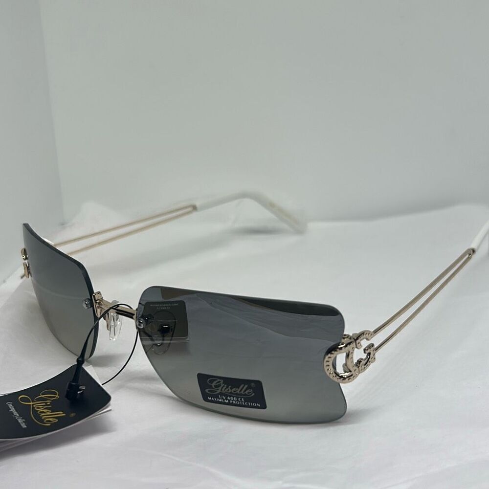 Giselle Rimless Sunglasses – Elegant Contemporary Collection UV400 Protection